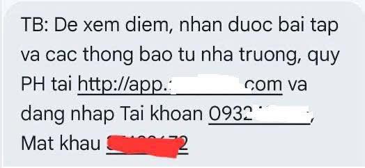 Thủ đoạn tinh vi nhắm vào sự lo lắng của phụ huynh