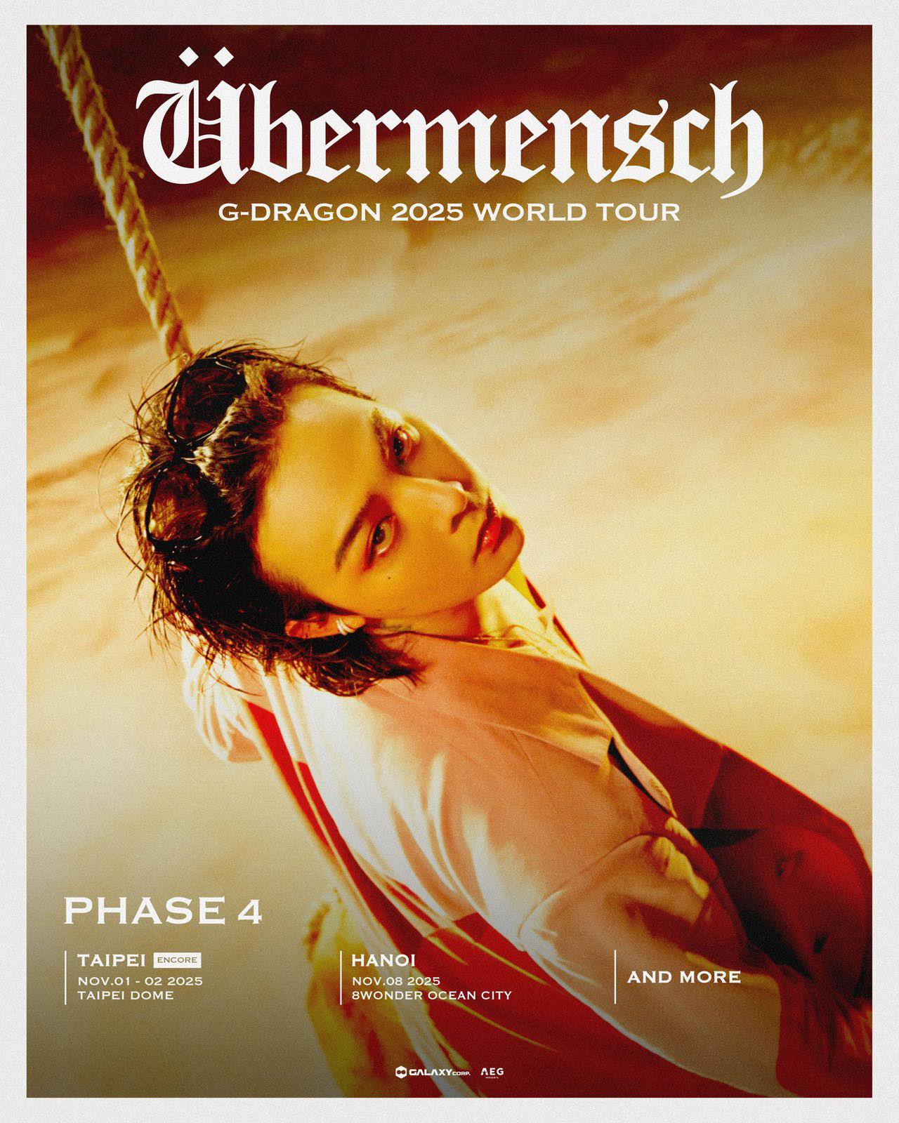  G-Dragon mang concert Übermensch đến Hà Nội tháng 11, fan Việt lại “đứng ngồi không yên”