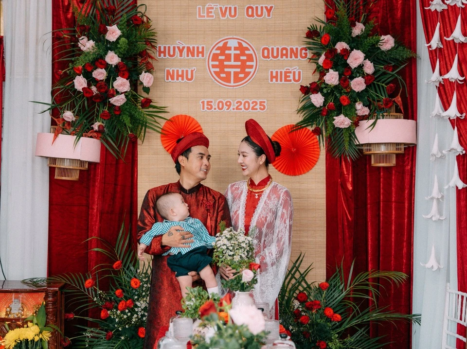 Lễ vu quy ấm cúng tại quê cô dâu