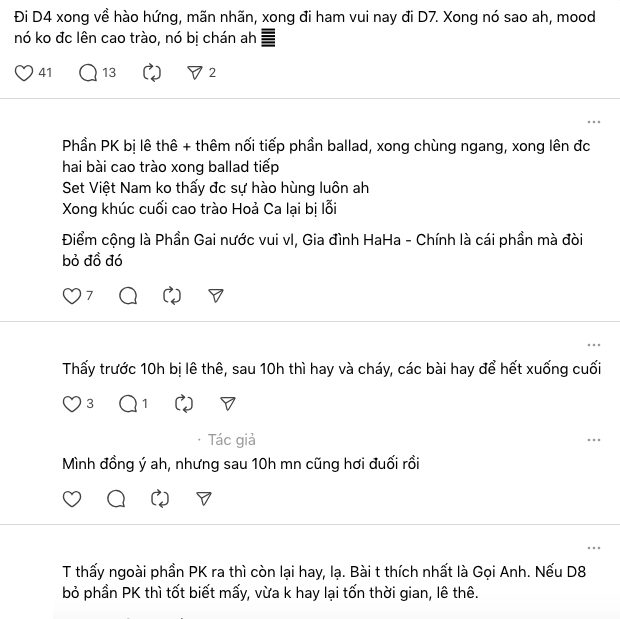 Show encore dài hơn 5 tiếng: “đầu voi đuôi chuột” và nhiều tranh cãi