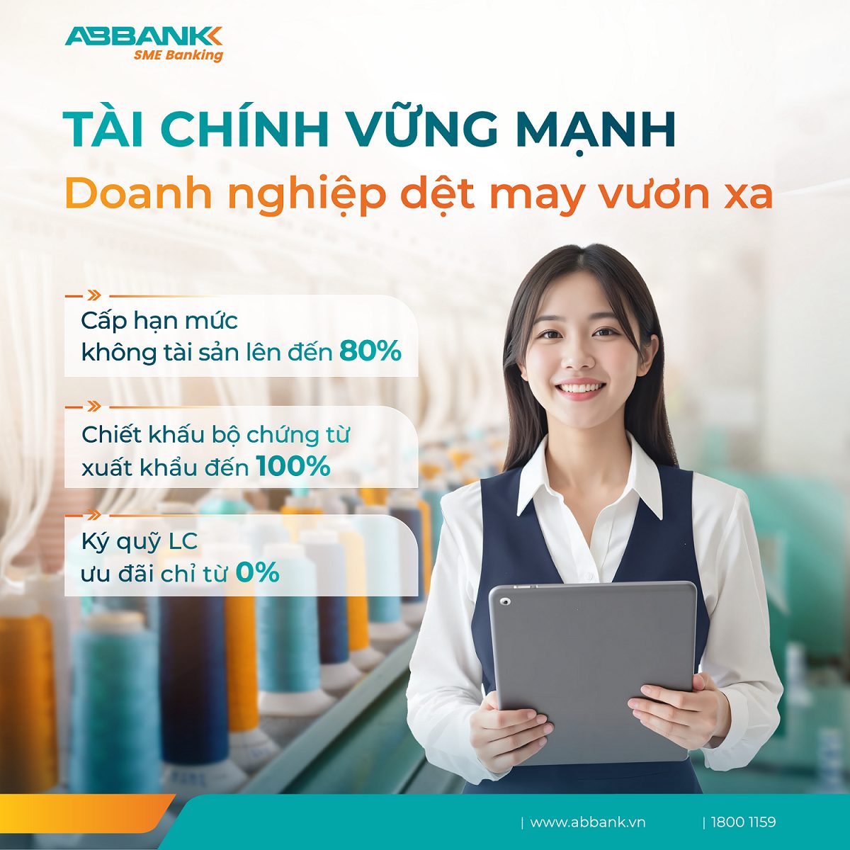 Giải pháp tài chính “may đo” cho ngành dệt may