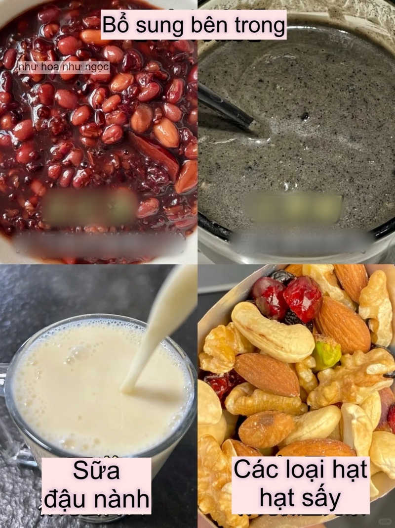 Nhờ bổ sung dinh dưỡng đúng cách, tóc mọc khỏe hơn, đen bóng tự nhiên.