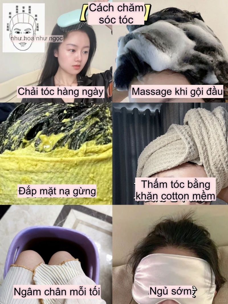 mái tóc không chỉ cần sản phẩm chất lượng mà quan trọng hơn là cách đối xử hàng ngày