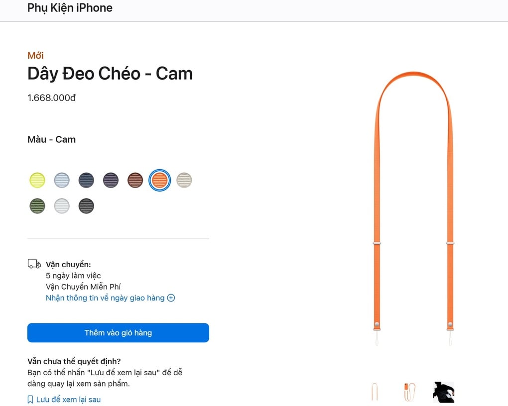 Apple nhập cuộc trào lưu dây đeo điện thoại