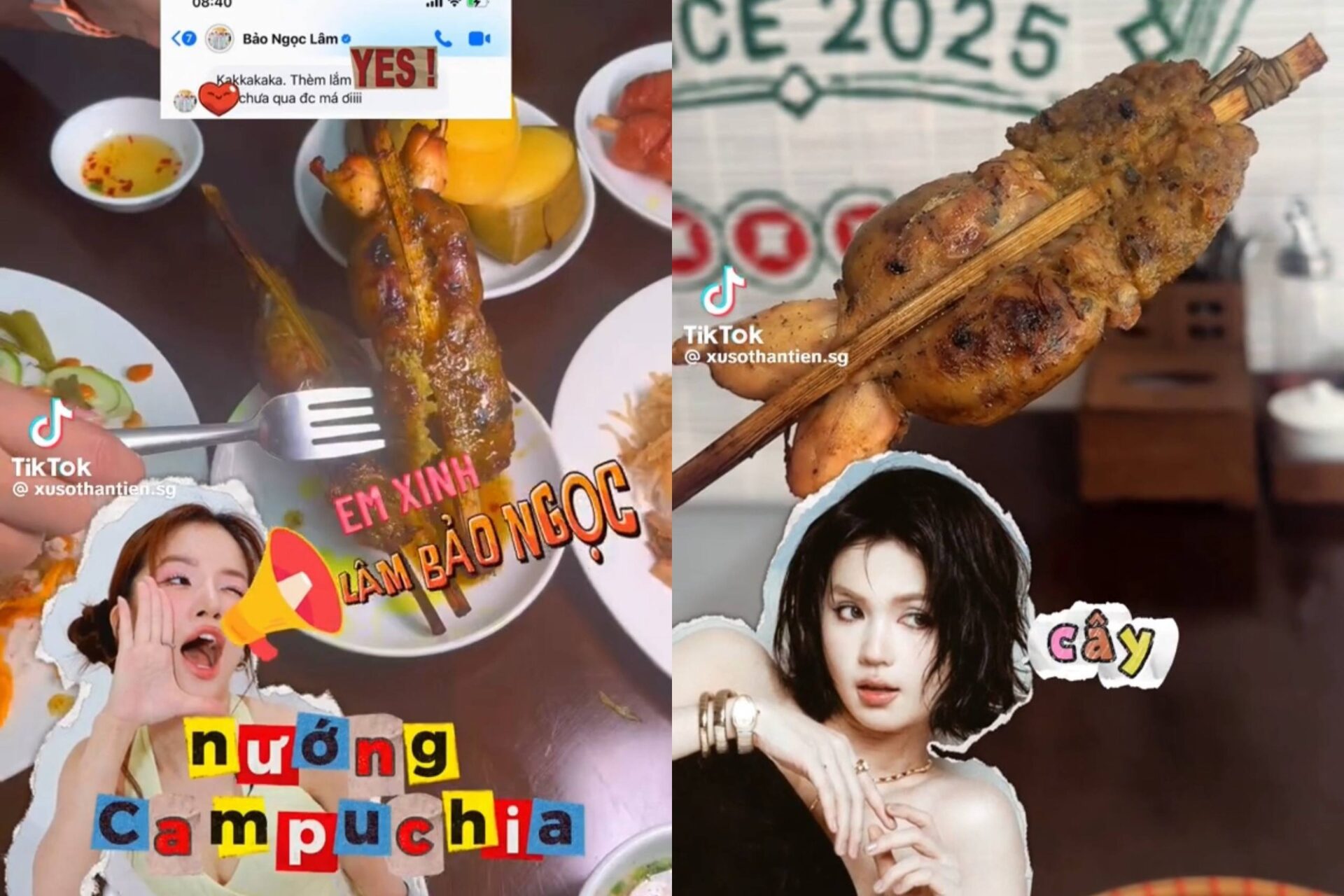 Nghệ sĩ “mạnh tay” đặt cơm tấm.