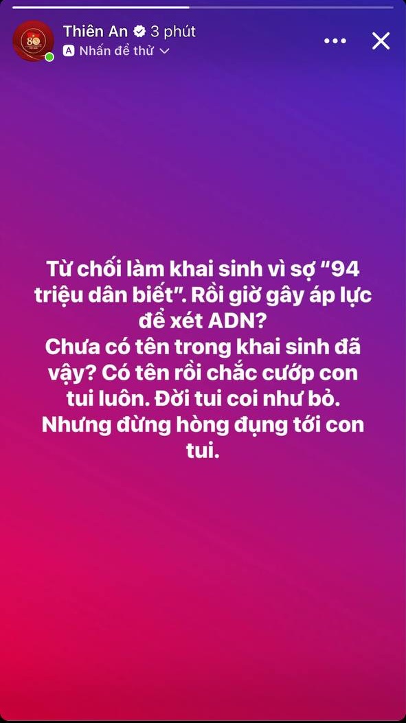 i, lần đầu tiên cô phản ứng trực diện về những phát ngôn trong buổi họp báo căng thẳng trước đó.