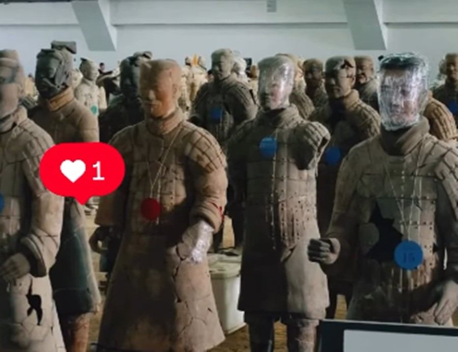  Phát hiện tượng chiến binh ở lăng mộ Tần Thủy Hoàng giống y diễn viên Lâm Phong