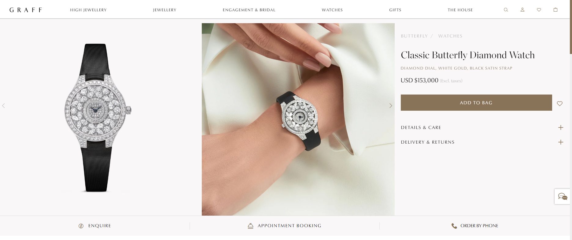 niêm yết trên website chính hãng với giá 153.000 USD (tương đương gần 4 tỷ đồng).