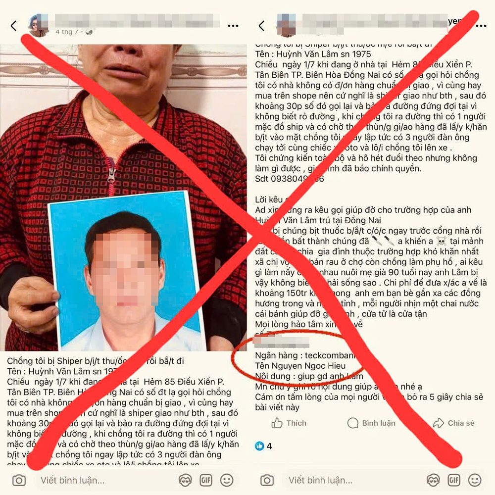  Công an TP.HCM cảnh báo thủ đoạn giả mạo kêu gọi từ thiện trên mạng xã hội