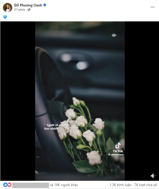 Động thái nhẹ nhàng nhưng đầy ẩn ý này nhanh chóng thu hút sự quan tâm lớn từ công chúng.