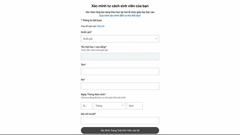 Quá trình xử lý thường mất từ vài phút đến tối đa 48 giờ, sau đó người dùng sẽ nhận thông báo “Bạn đã được xác minh”.