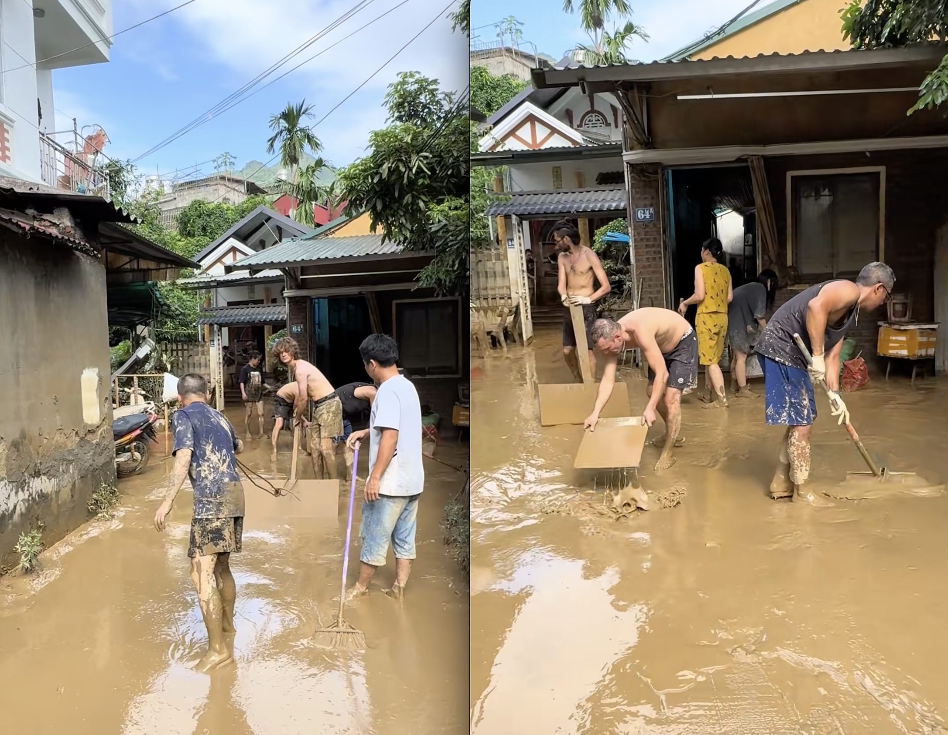  Đi du lịch mà hóa… lao công bất đắc dĩ, khách Tây “gây sốt” mạng xã hội