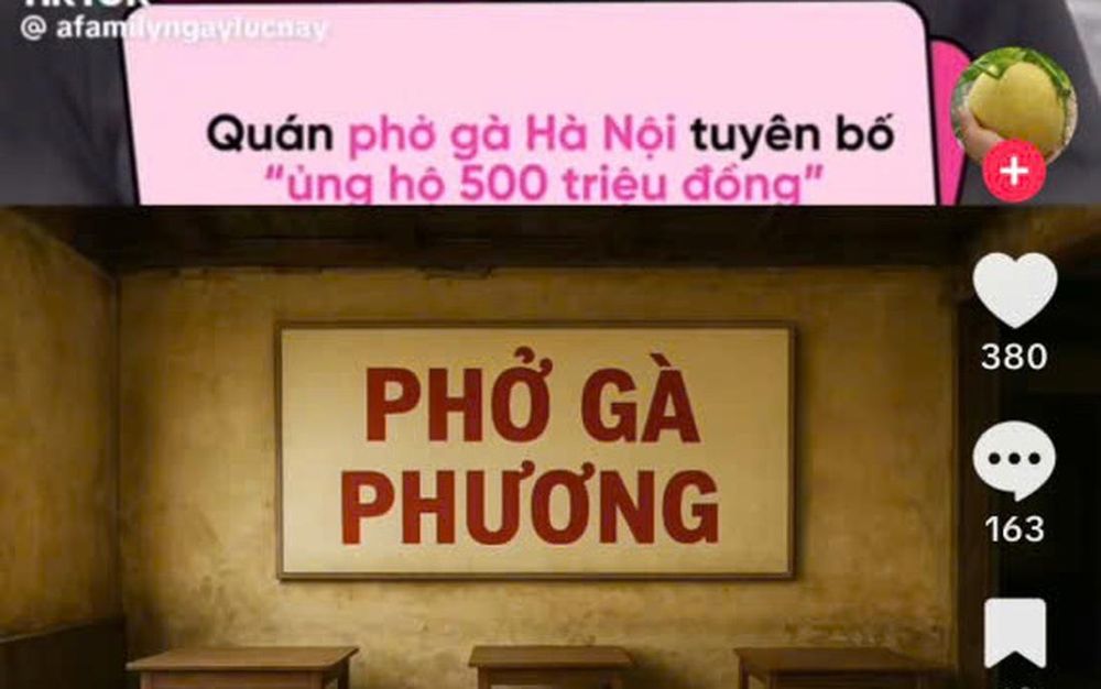  Tuyên bố tặng 500 triệu, chủ quán phở khiến dân mạng “ngã ngửa” vì món quà bất ngờ!