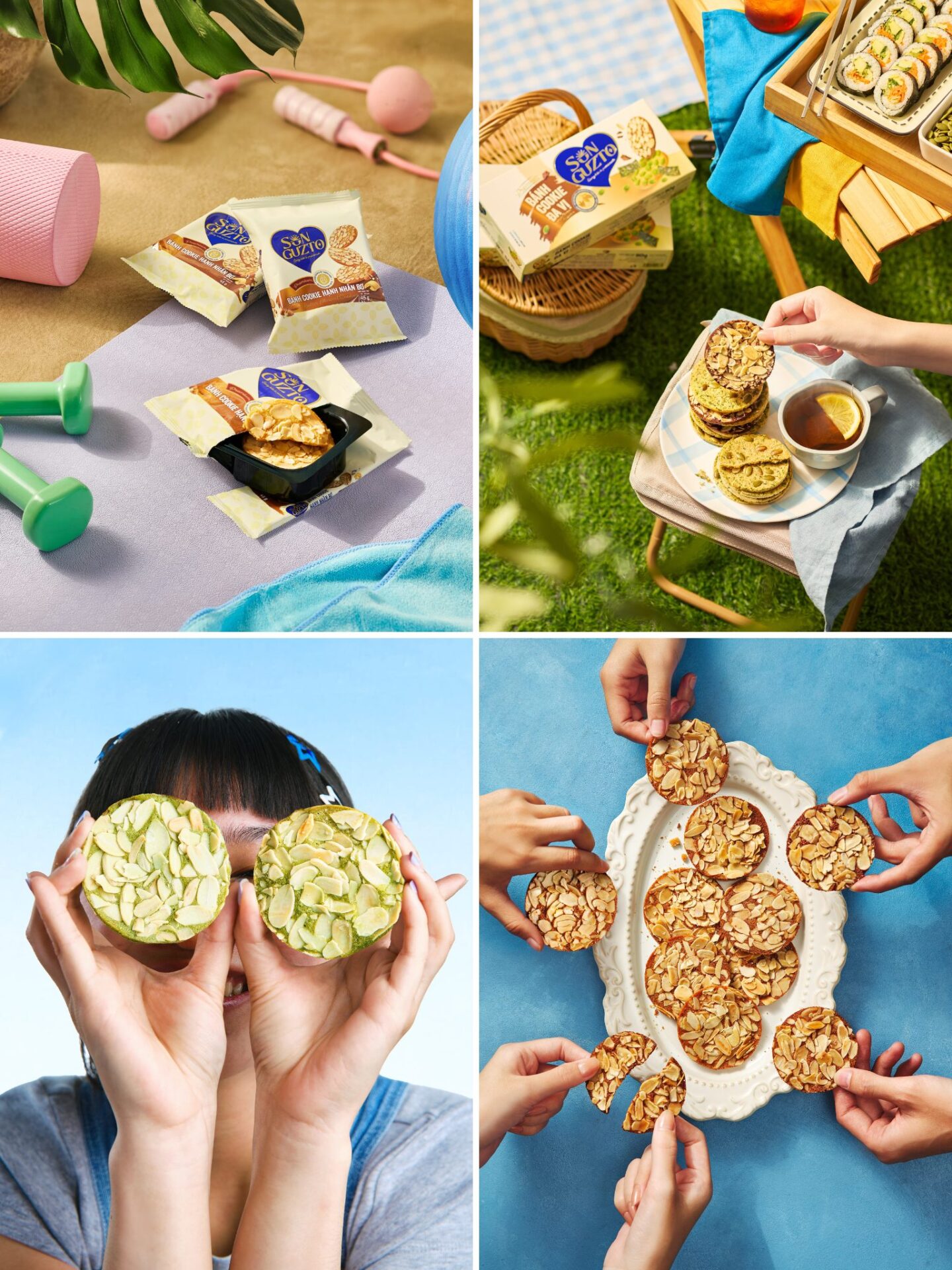 sự xuất hiện của cookie hạnh nhân SUN GUZTO do thương hiệu Fancy Foods phát triển lại tạo ra một cú hích đặc biệt.