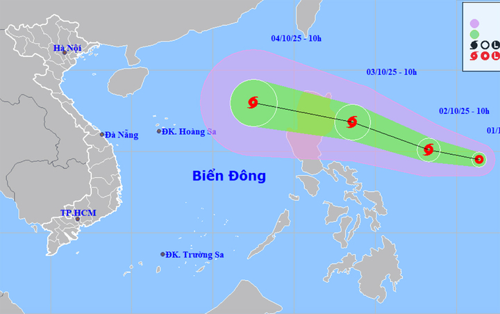  Biển Đông chuẩn bị đón bão số 11 sau áp thấp nhiệt đới gần Luzon