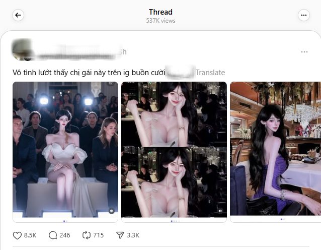 “Hot girl mạng” khiến dân tình sốc vì bóp mặt đến... méo cả tường