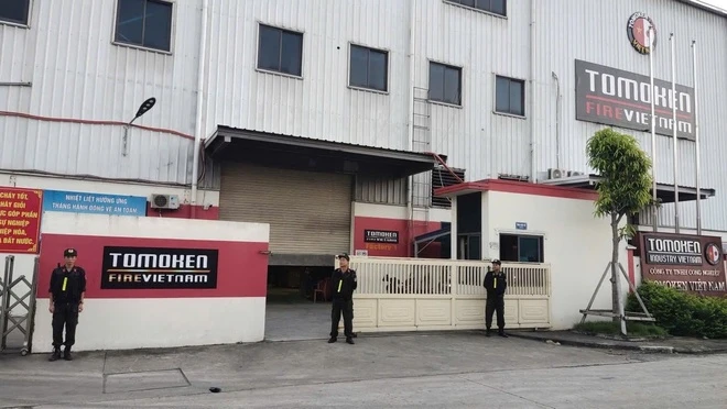 Phát hiện đường dây sản xuất bình chữa cháy giả quy mô lớn