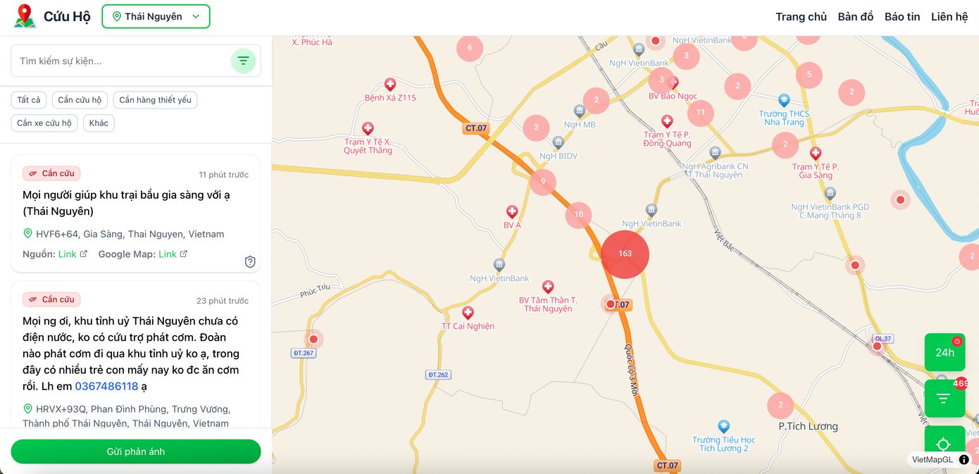 Hai bạn trẻ biến dòng code thành “sợi dây cứu sinh” giữa tâm lũ miền Bắc