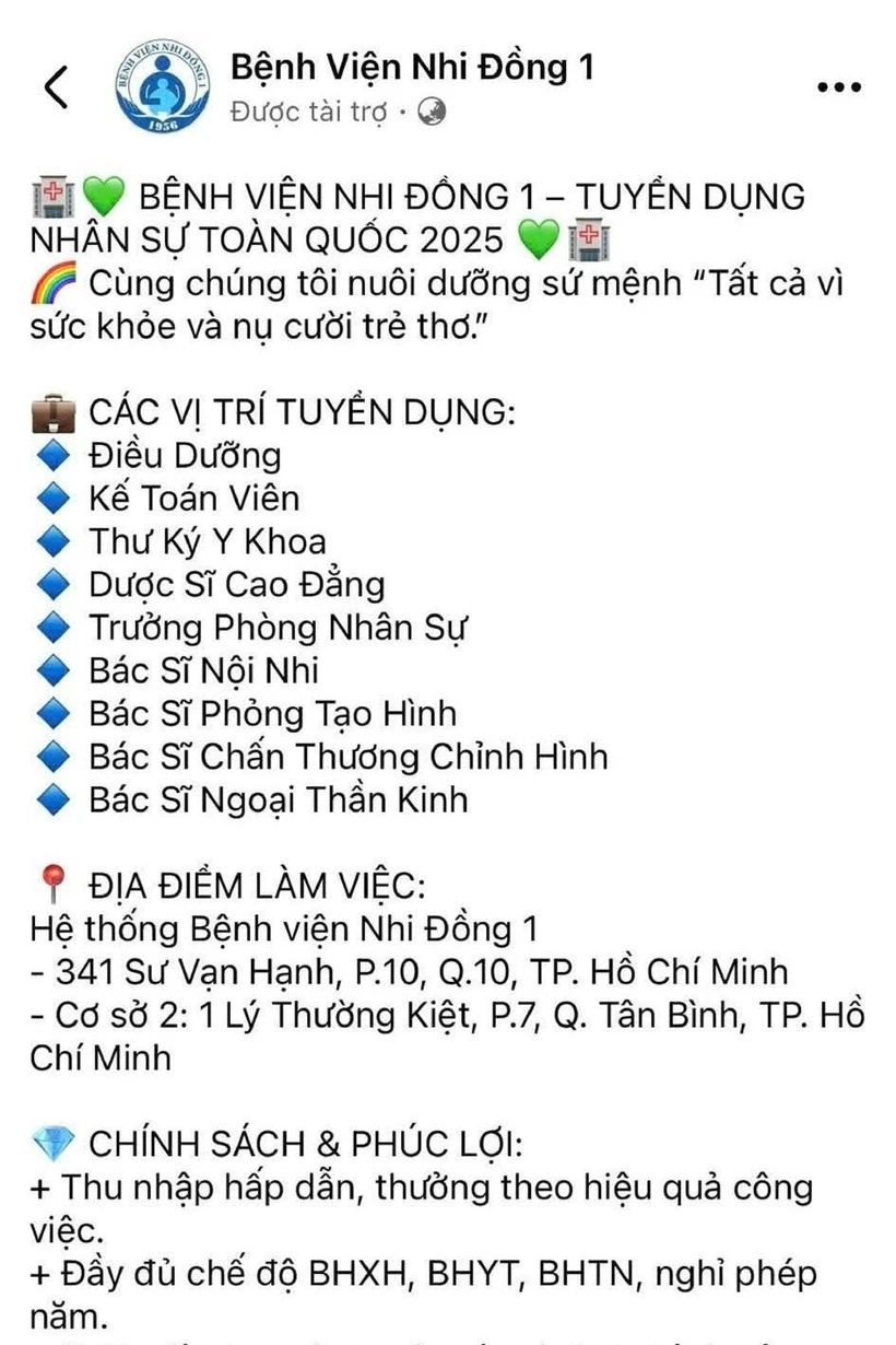 Hàng loạt bệnh viện bị lập fanpage và tài khoản giả