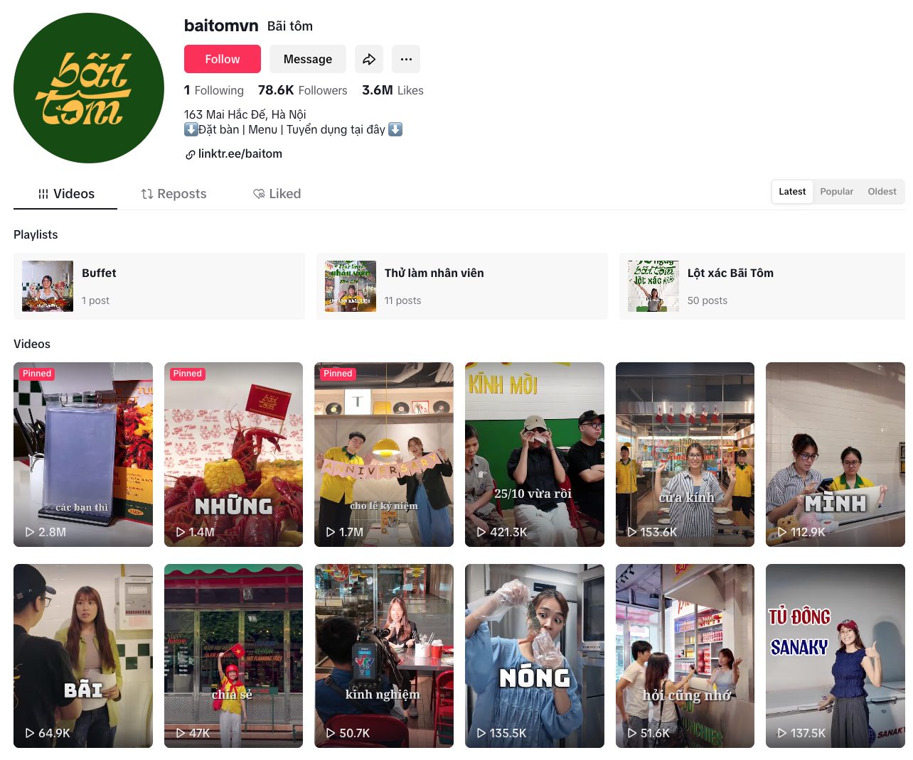 Từ quán ăn “triệu view” đến thương hiệu được yêu thích trên mạng xã hội